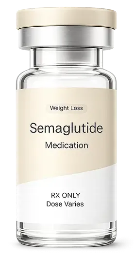 Semaglutide medication vial